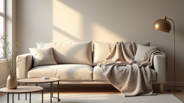 Choisir un plaid canapé : confort et style en un seul choix
