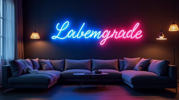 Créez votre néon LED sur mesure pour un intérieur unique