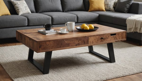 Table basse en bois massif : le choix parfait pour votre salon